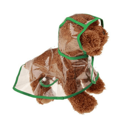 Transparent Waterproof Dog Raincoat - Stylish Protection For Your Pup