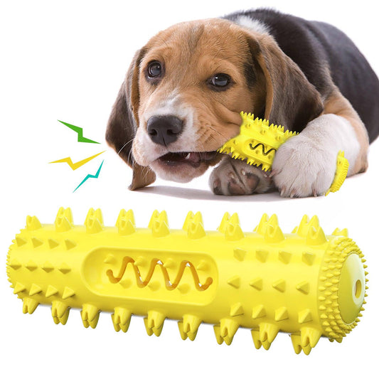 Pet Dental Delight: Interactive Dog Toothbrush And Teething Toy