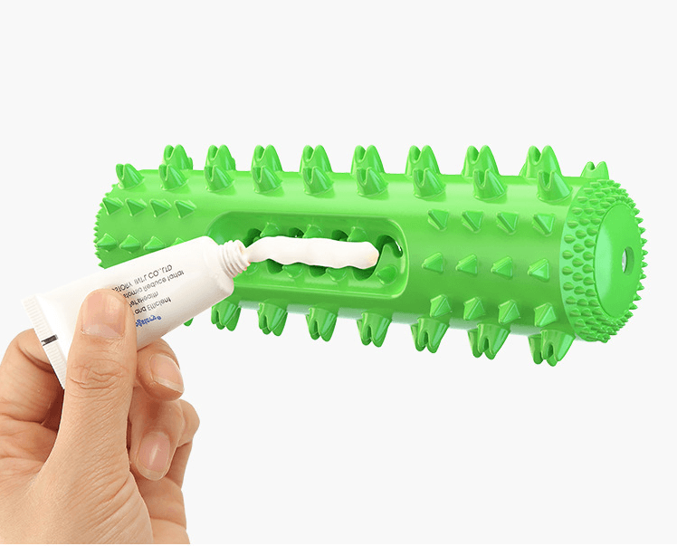 Pet Dental Delight: Interactive Dog Toothbrush And Teething Toy